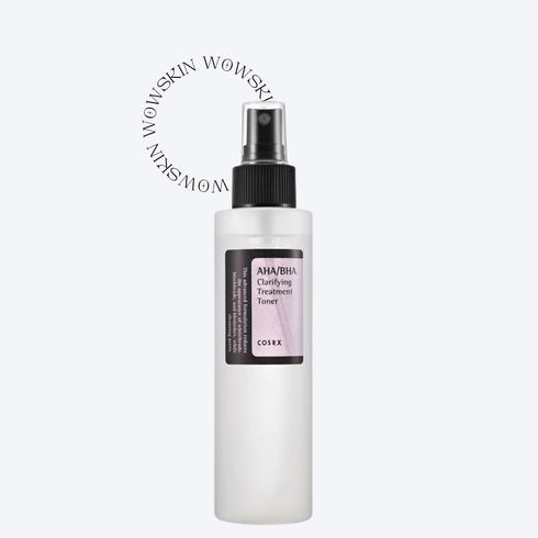 COSRX AHA/BHA Clarifying Treatment Toner exfoliază delicat pielea, curățând porii și prevenind apariția punctelor negre. Formula sa echilibrează pH-ul și netezește textura pielii. wowskin.ro