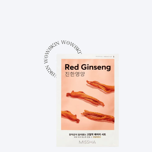 Airy Fit Sheet Mask Red Ginseng - WowSkin Romania