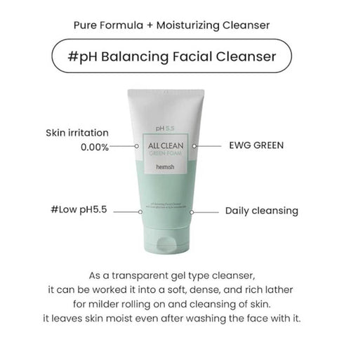 All Clean Green Foam - WowSkin Romania