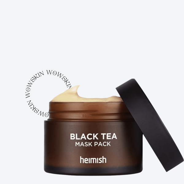 Black Tea Mask Pack - WowSkin Romania
