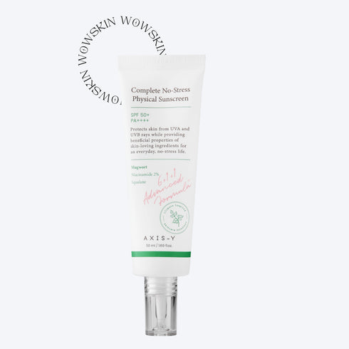 AXIS-Y Complete No-Stress Physical Sunscreen 50 ml – SPF 50+ PA++++ cu Mugwort & Niacinamidă