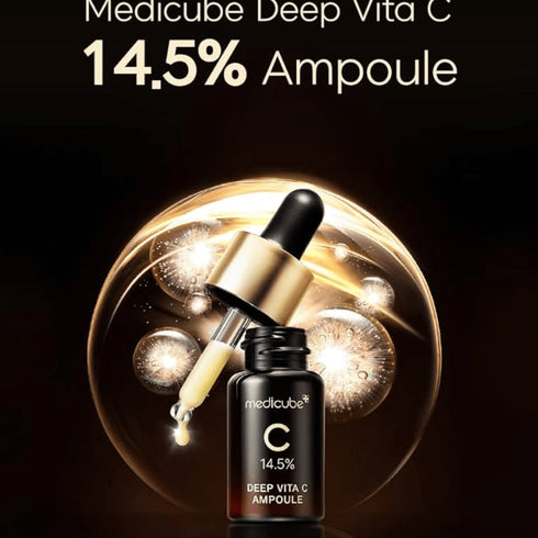 Combate hiperpigmentarea cu ampoule-ul Deep Vita C de la Medicube, cu 13,5% vitamina C pură.
Un ser eficient împotriva petelor solare, melasmei și semnelor de îmbătrânire. wowskin.ro