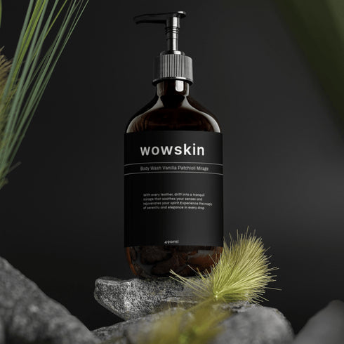 Gel de duși, Patchouli & Amber Vanilla - WowSkin Romania