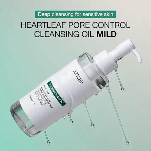 Curăță în profunzime fără să încarci pielea cu Anua Heartleaf Cleansing Oil 200ml. O alegere excelentă pentru cei care caută un ulei demachiant pentru piele sensibilă și cu tendință acneică.