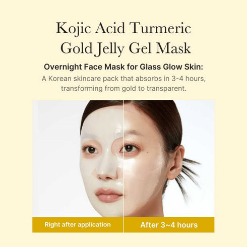 Kojic Acid Turmeric Brightening Gel Mask - WowSkin Romania