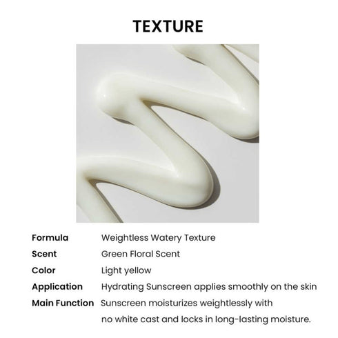 Moringa Ceramide Hyaluronic Acid Hydrating Watery Sunscreen, 50ml - WowSkin Romania