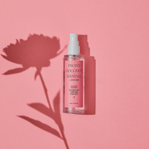 Peony Coconut Sandal Detanglling Perfume Hair Mist 03 - WowSkin Romania