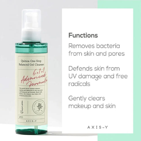 Îmbunătățește bariera pielii în timp ce o cureți cu AXIS-Y Balanced Gel Cleanser. Perfect pentru rutina zilnică de skincare.