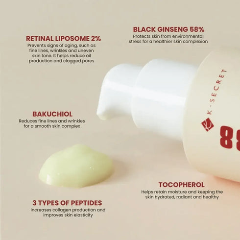 Retinal Liposome 2% + Black Ginseng 30ml - WowSkin Romania