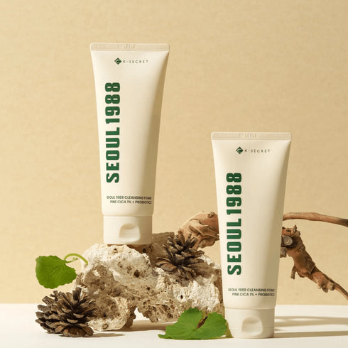 SEOUL 1988 Cleansing Foam : Pine Cica 1% + Probiotics, 150 ml - WowSkin Romania