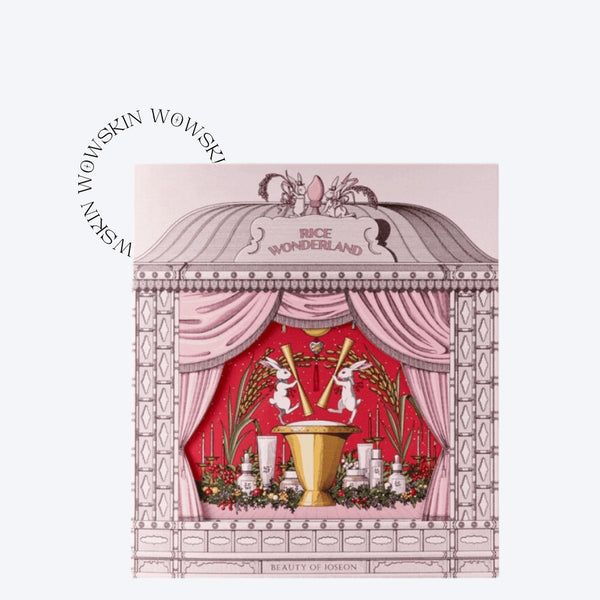 Descoperă setul cadou Beauty of Joseon Rice Wonderland Holiday Edition – 5 produse esențiale pentru o rutină coreeană completă. Ideal pentru ten luminos și hidratat! wowskin.ro