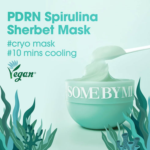 Spirulina PDRN Soothing Sherbet Mask - WowSkin Romania
