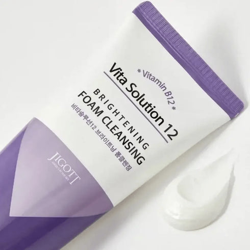 Vita Solution 12 Brightening Foam Cleansing, 180 ml - WowSkin Romania