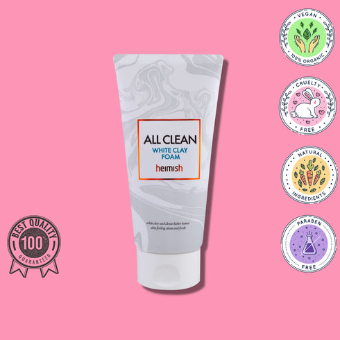 All Clean White Clay Foam - WowSkin Romania