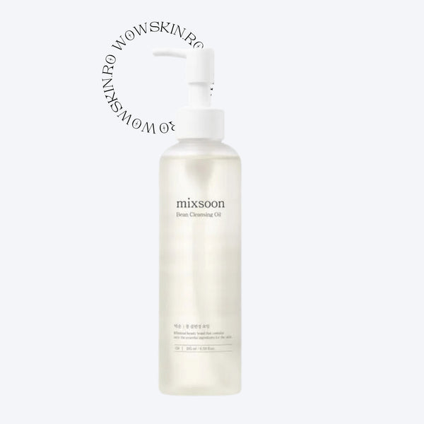 Mixsoon Bean Cleansing Oil   Curăță profund și revigorează-ți pielea cu Mixsoon Bean Cleansing Oil. Această formulă unică de 200ml, bazată pe extracte naturale de fasole, dizolvă și îndepărtează eficient machiajul și impuritățile fără a perturba echilibrul natural al pielii. Bogat în nutrienți și antioxidanți, uleiul de curățare lasă pielea suplă și hidratată, pregătită pentru restul rutinei tale de îngrijire