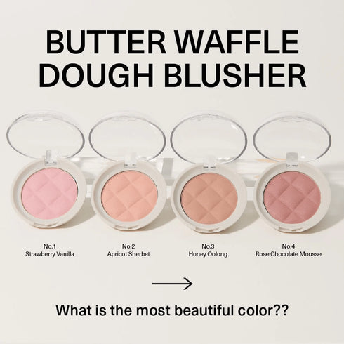 Sisua, Butter Waffle Dough Blusher- No. 3 Honey Oolong - WowSkin Romania