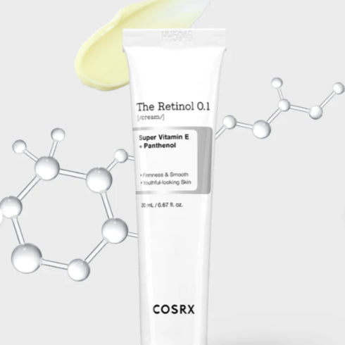 Retinol blând, dar eficient – COSRX 0.1% Retinol Cream reduce porii dilatați și netezește textura pielii. Ideal pentru prevenirea ridurilor și un aspect proaspăt, vizibil mai uniform. wowskin.ro