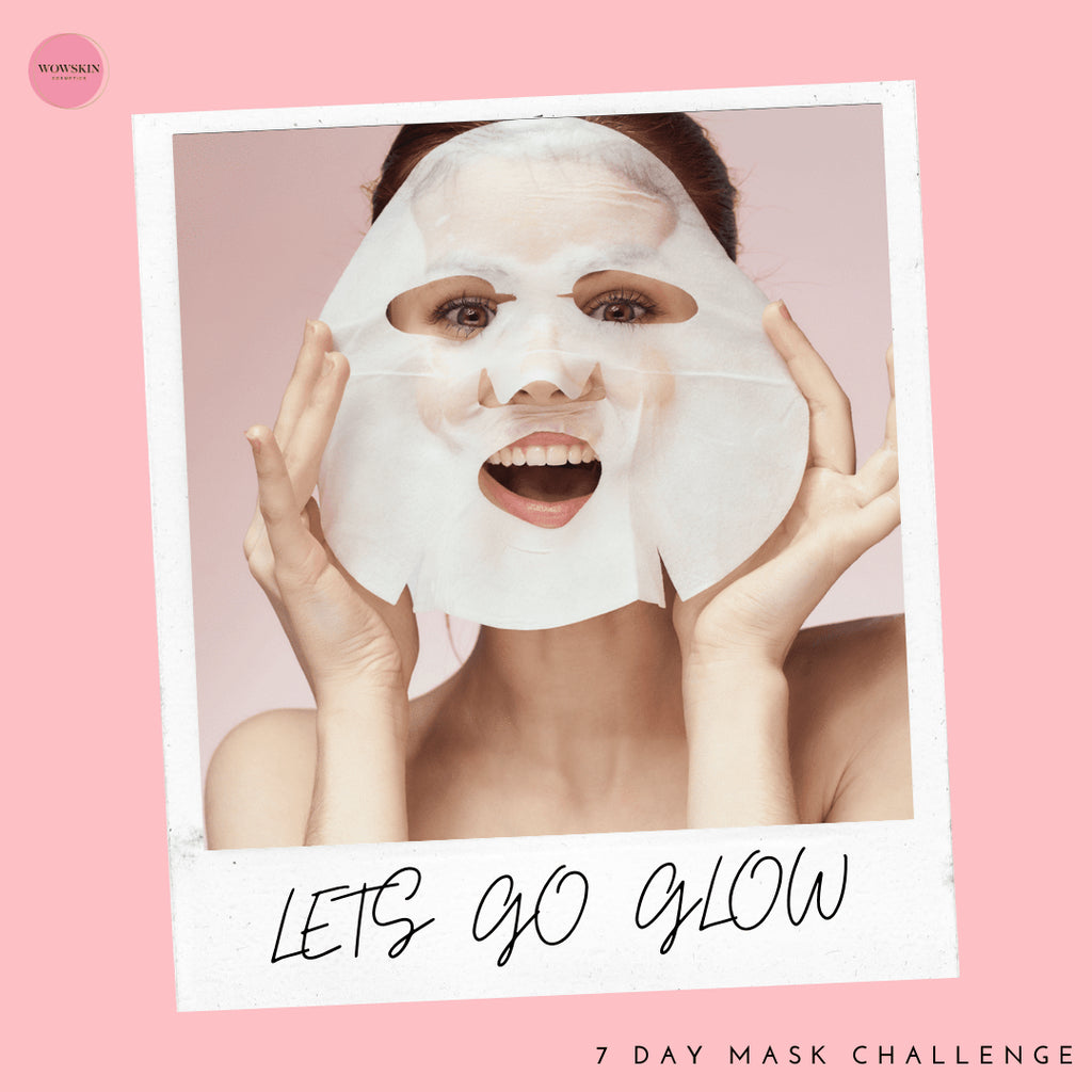 7 day mask challenge together with WowSkin