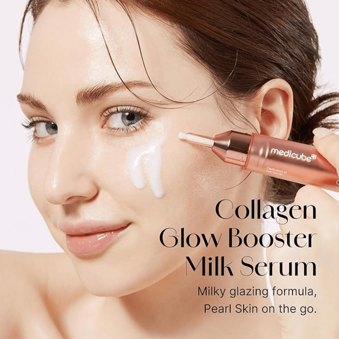 Concentrat, eficient și irezistibil: Medicube Collagen Glow Serum penetrează pielea în profunzime pentru a reda volumul și luminozitatea tenului tern. wowskin.ro