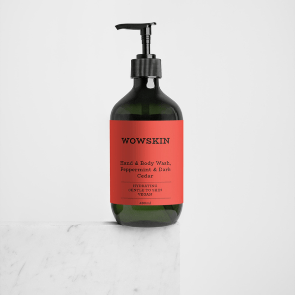 Hand &amp; Body Wash, Mint &amp; Dark Cedar