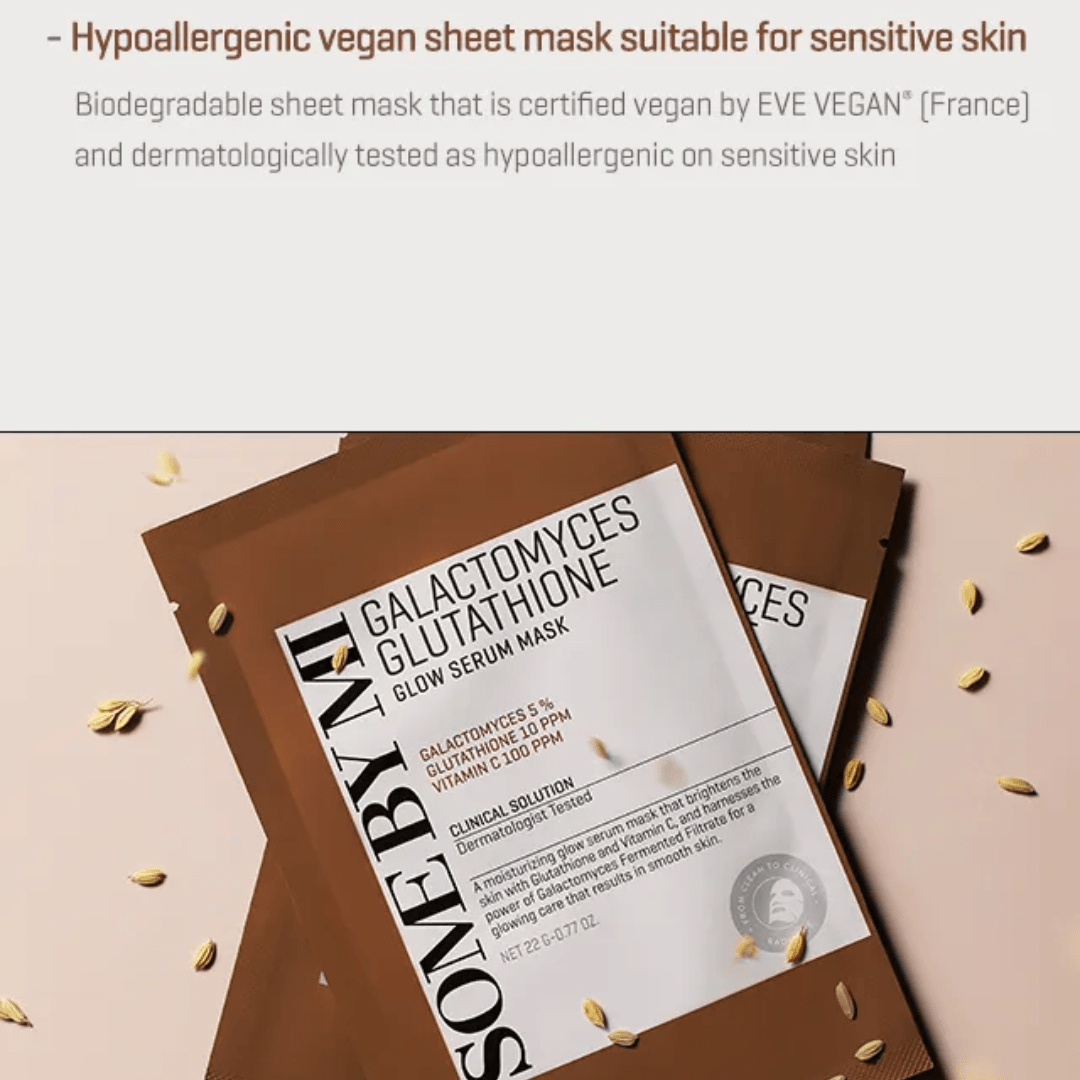 Galactomyces Glutathione Glow Serum Sheetmask - WowSkin Romania
