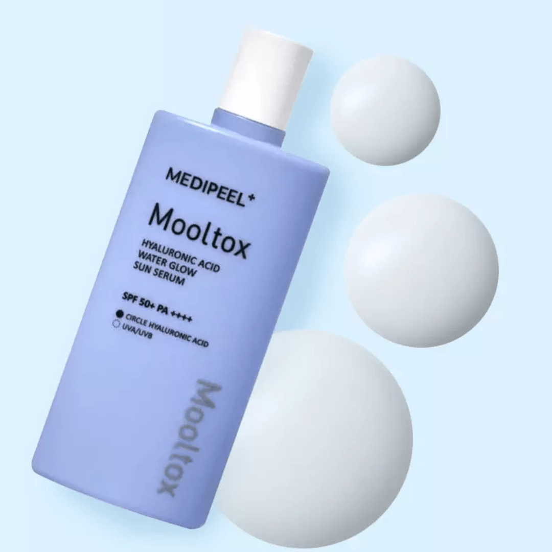 Hyaluronic Acid Mooltox Water Glow Sun Serum, SPF 50+/PA++++ 52 ml - WowSkin Romania