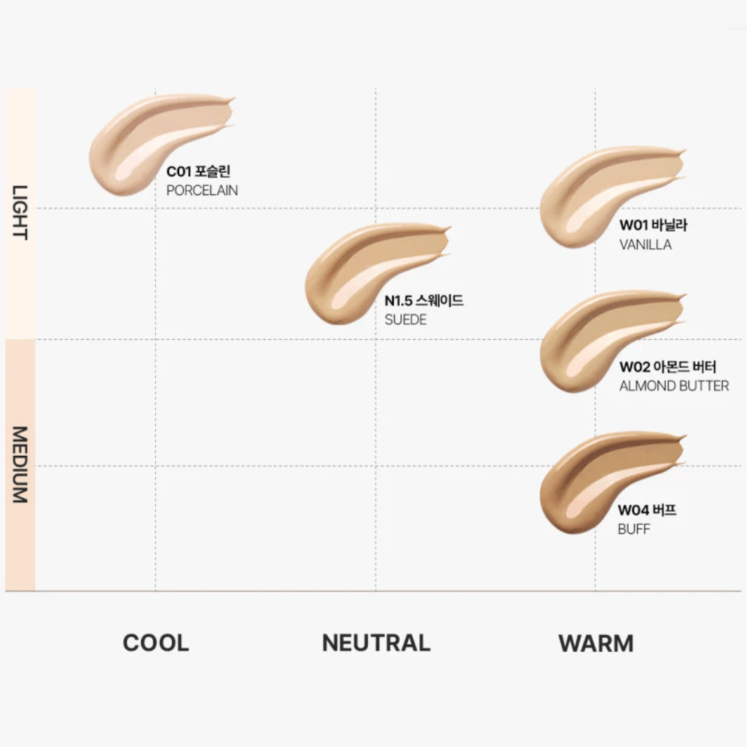 Layering Fit Cover Cushion Ex W01 VANILLA 12g - WowSkin Romania