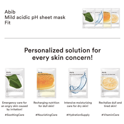 Mild Acidic pH Sheet Mask_Yuja Fit