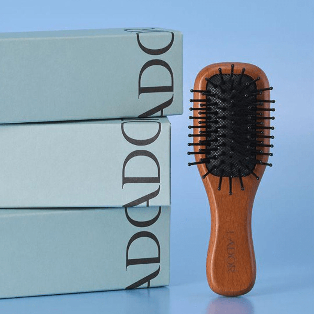 Mini Wooden Paddle Brush - WowSkin Romania