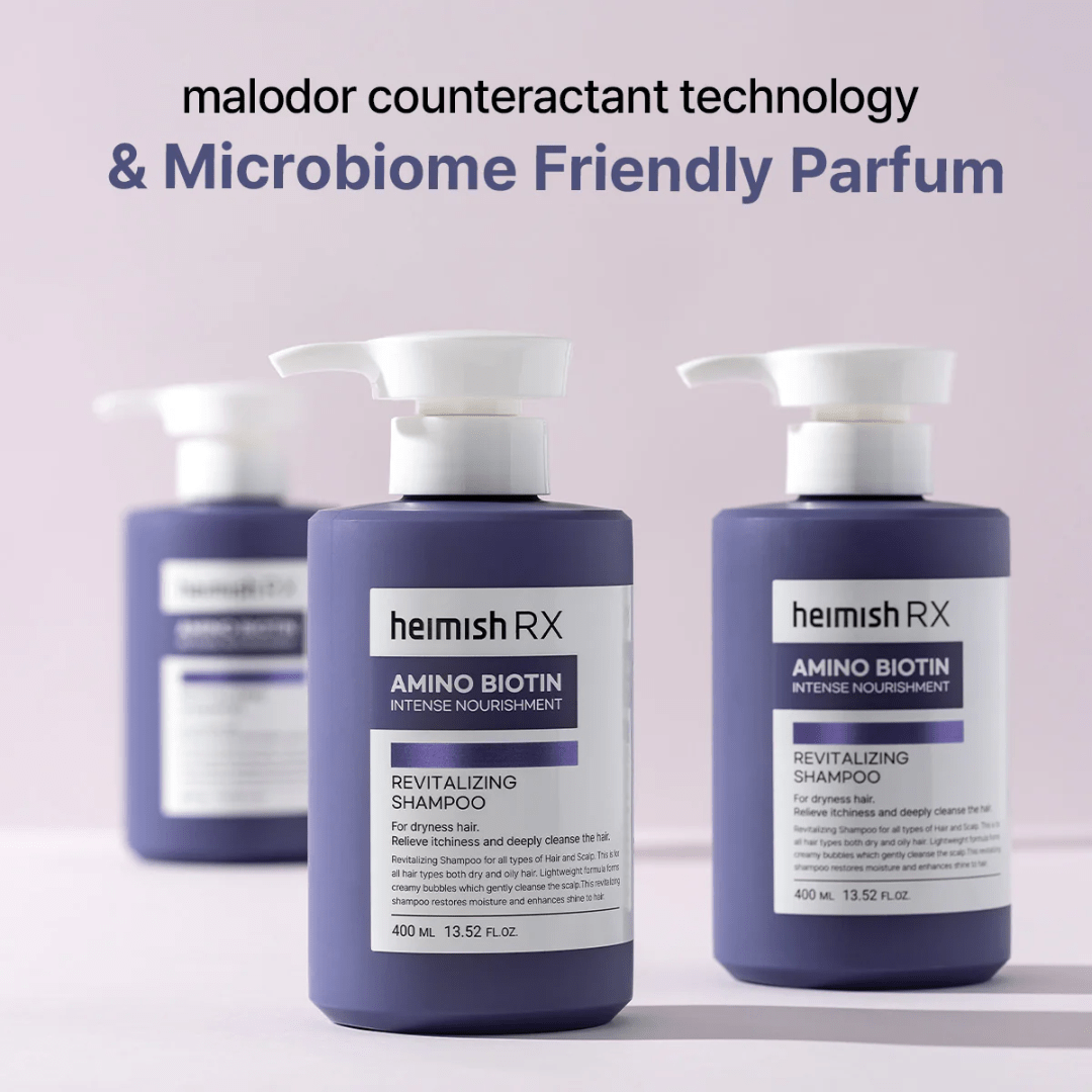 RX Amino Biotin Revitalizing Sampon, 400ml - WowSkin Romania