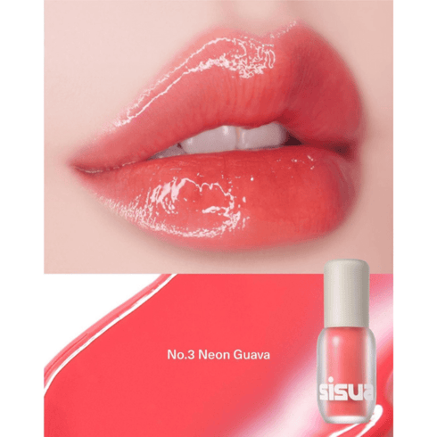 Sisua Popcorn Syrup Lip Plumper -No. 3 Neon Guava