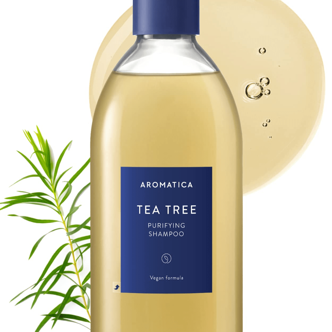 Spune adio mâncărimilor și sebumului în exces cu Aromatica Tea Tree Shampoo. Curățare blândă și eficientă pentru un păr curat mai mult timp.