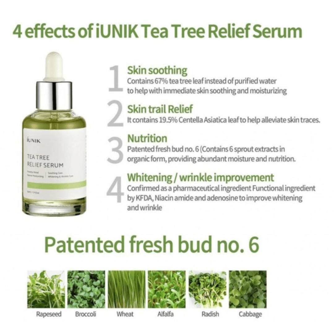 Tea Tree Relief Serum - WowSkin Romania