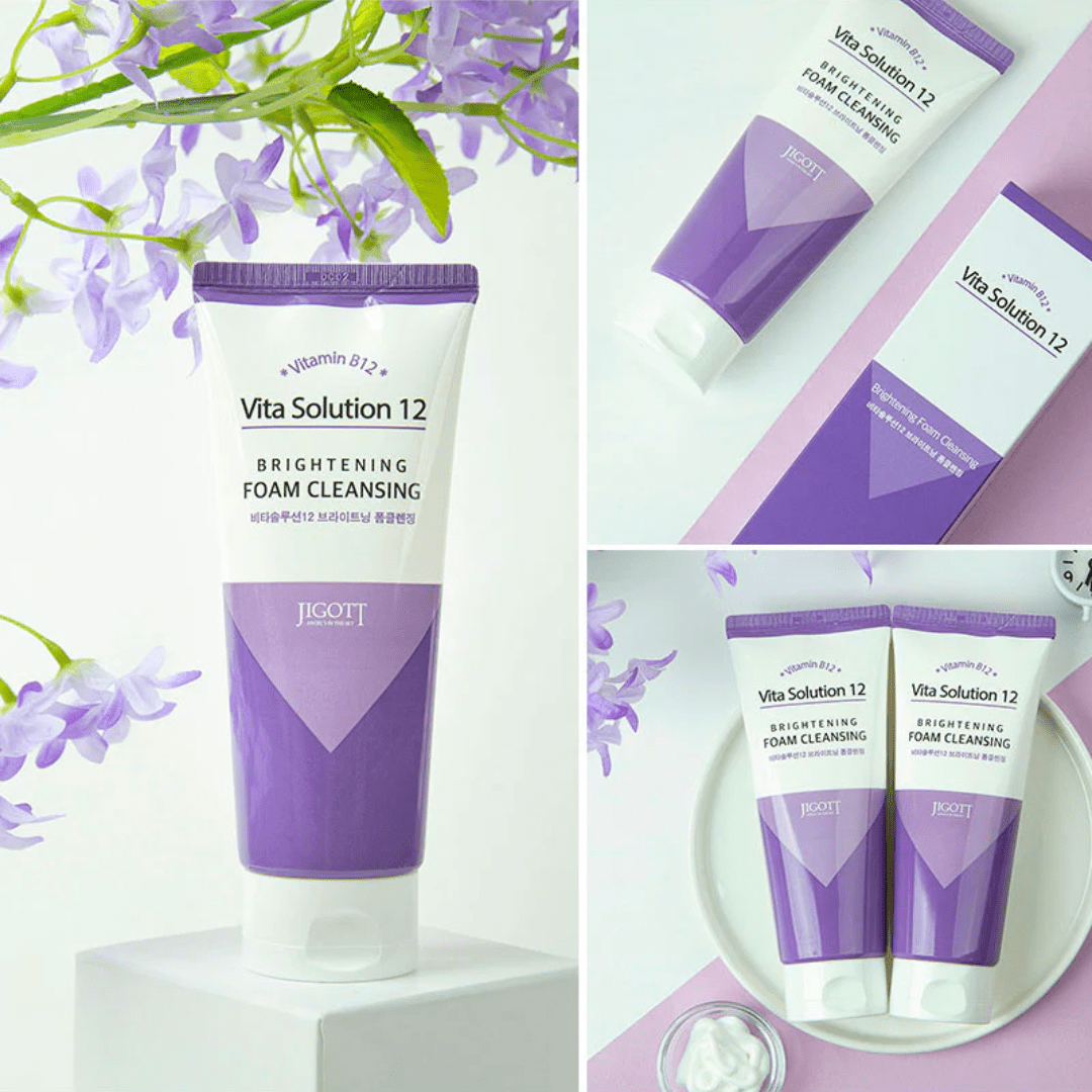 Vita Solution 12 Brightening Foam Cleansing, 180 ml - WowSkin Romania