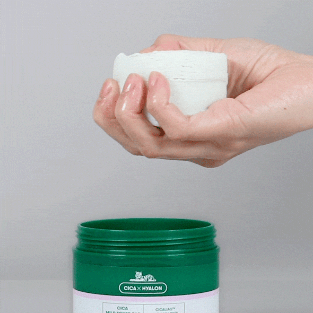 VT Cica Mild Toner Pad, (60ea, 130ml) - WowSkin Romania