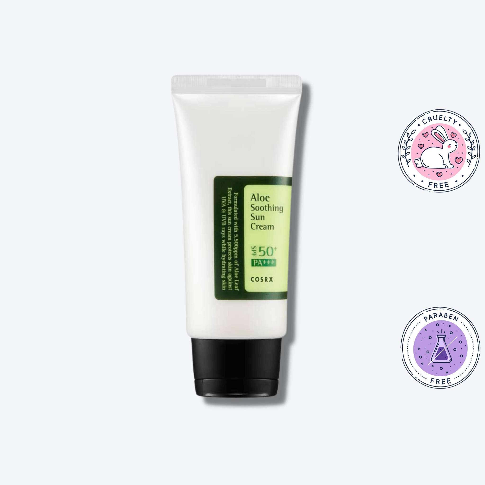 Aloe Soothing Sun Cream SPF50+ - WowSkin Romania