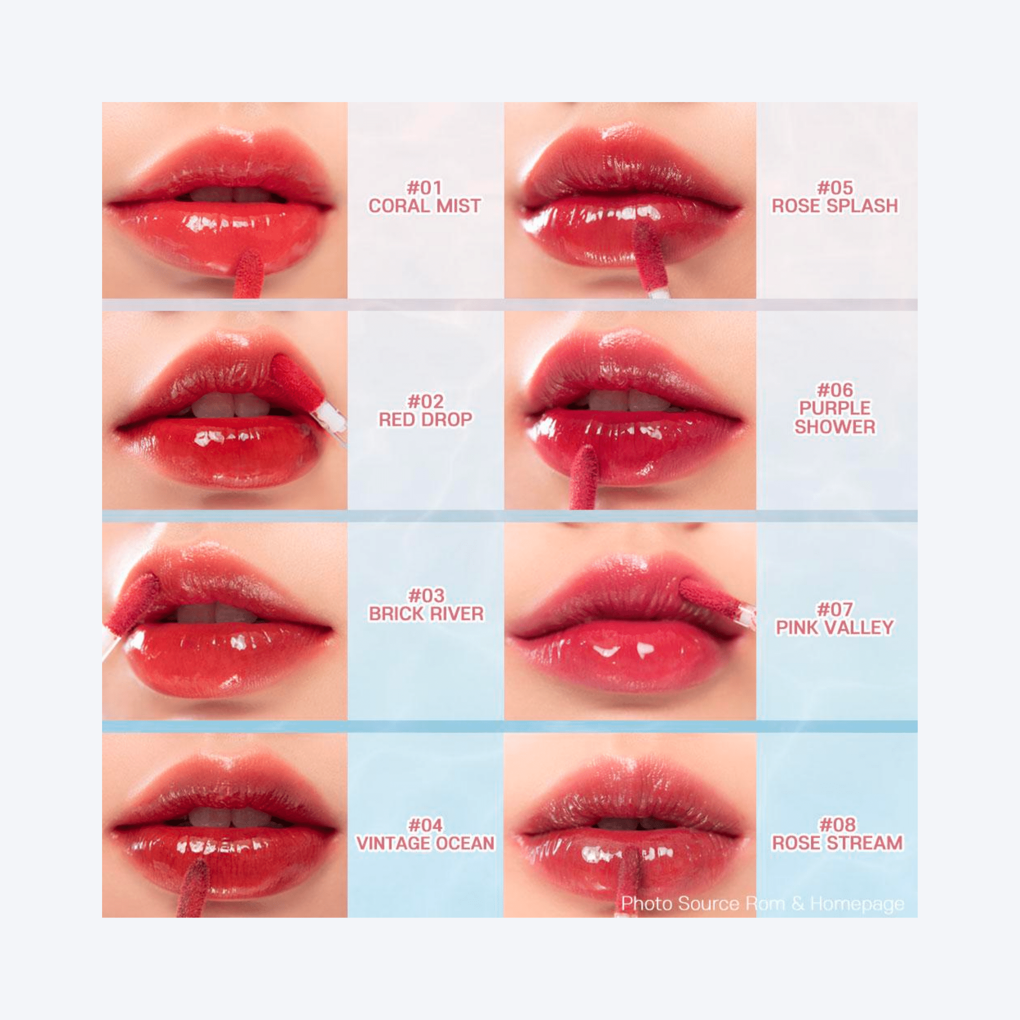 Glasting Water Tint 08 Rose Splash - WowSkin Romania