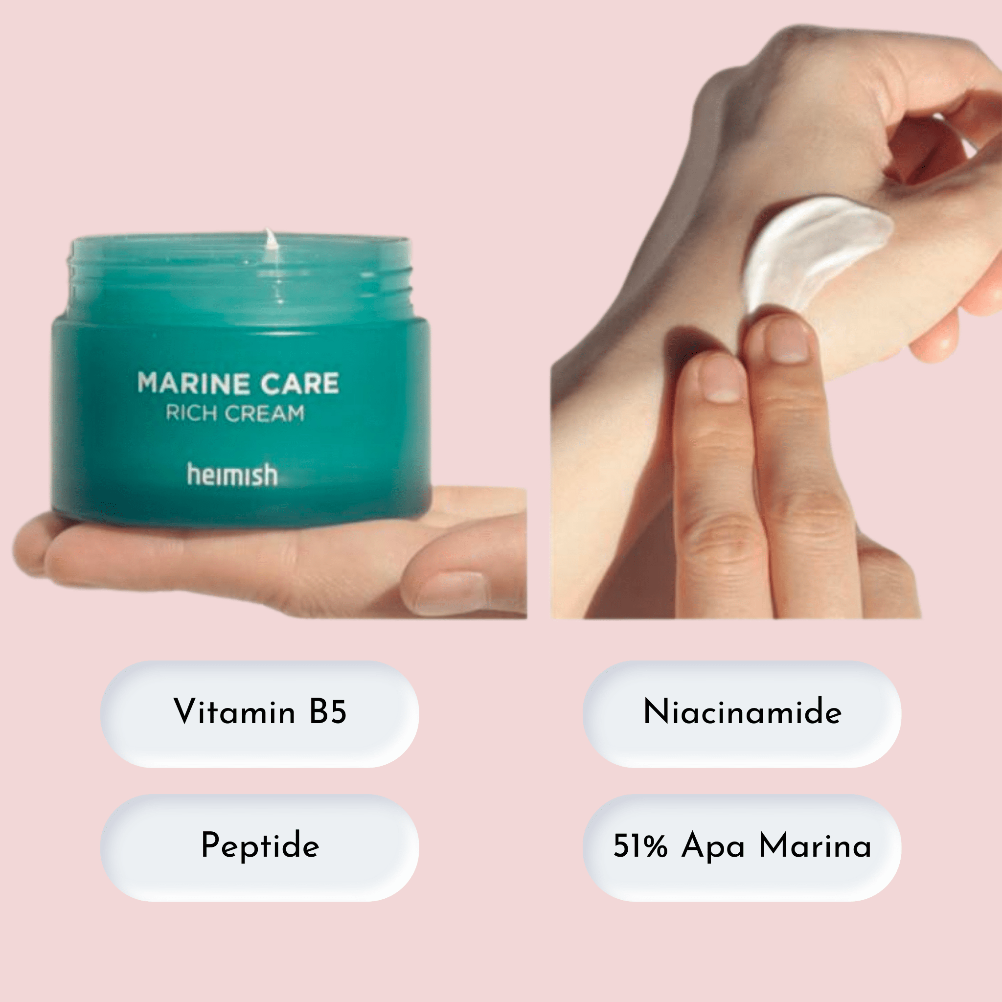 Marine Care Deep Moisture Nourishing Melting Cream Algae + Panthenol - WowSkin Romania