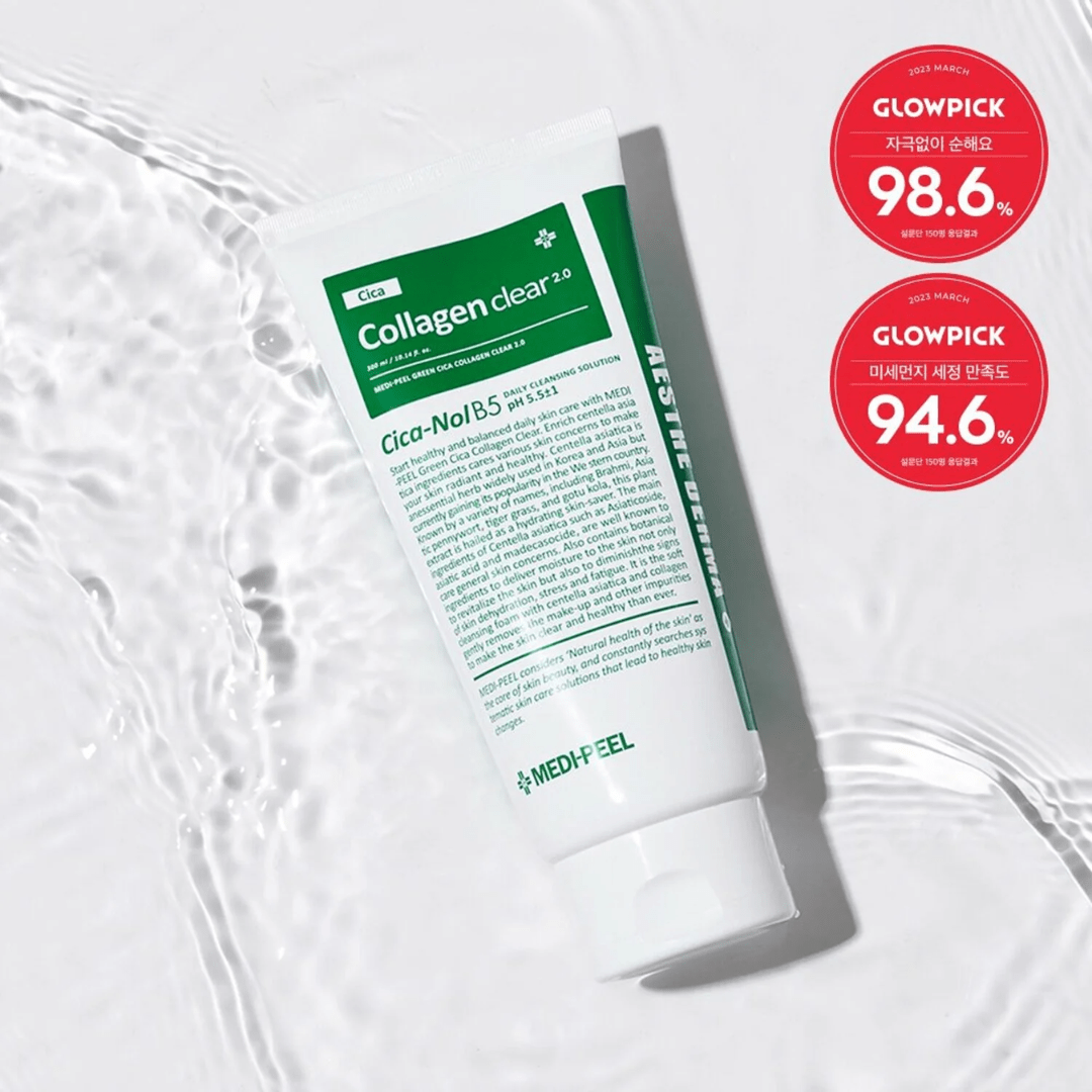 Medi-Peel Green Cica Collagen Clear 2.0- 300 ml - WowSkin Romania