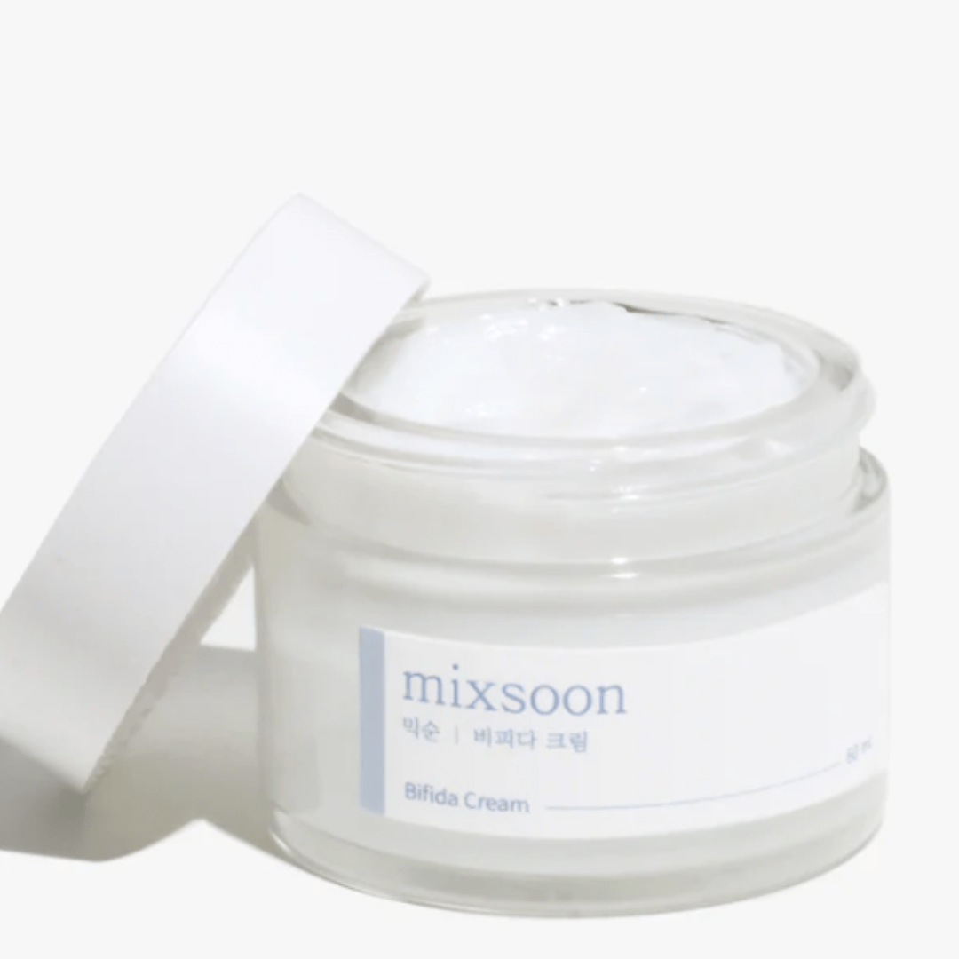 Mixsoon, Bifida cream, 60ml Răsfățați-vă cu îngrijirea îmbogățitoare a cremei Mixsoon Bifida Cream, elixirul dvs. de 60 ml pentru un ten rezistent și luminos. Creată pentru cei care prețuiesc puritatea în îngrijirea pielii, această cremă îmbină puterea lizatului de ferment Bifida cu o abordare minimalistă. Fiecare aplicare este un pas spre o piele fortificată care radiază de sănătate și vitalitate. Ideală pentru a hrăni apărarea naturală a pielii, oferind în același timp o hidratare profundă
