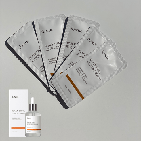 Set of samples with snail mucin, Black Snail Serum